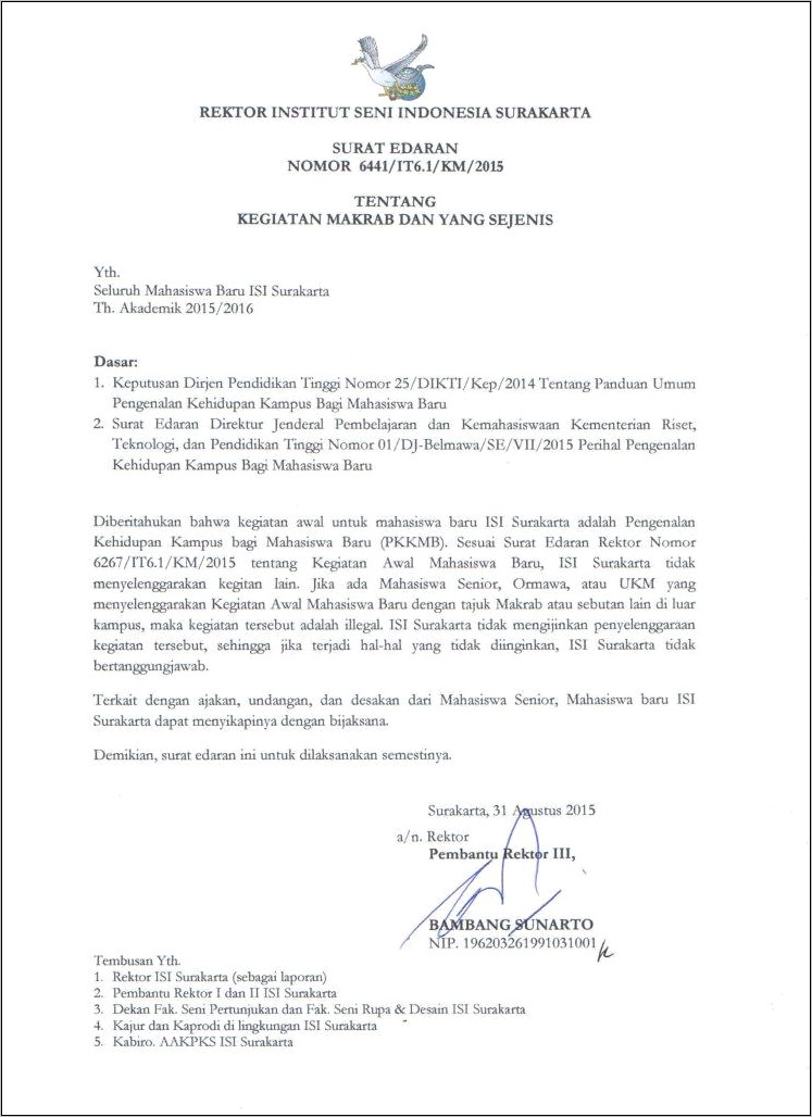 Contoh Surat Undangan Seminar Teknologi Semakin Canggih Bersifat Ajakan
