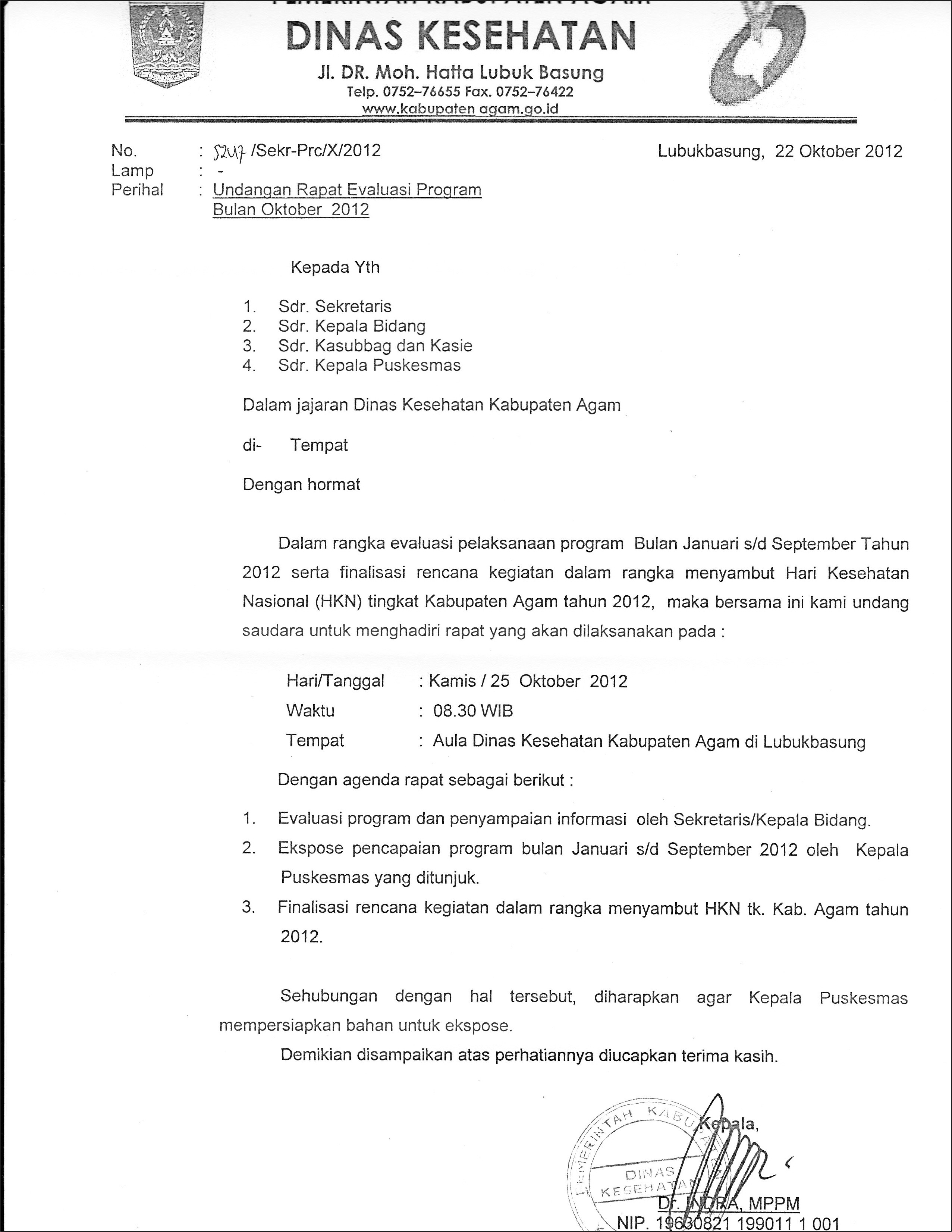 Contoh Surat Undangan Sosialisasi Spt Perorangan