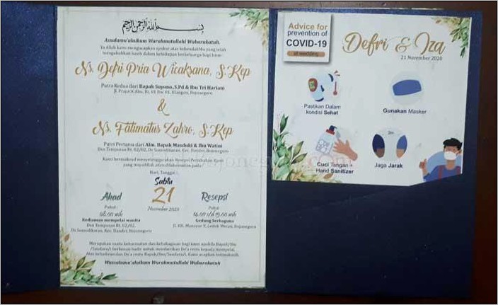 Contoh Surat Undangan Tunangan