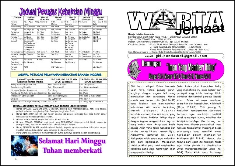 Contoh Surat Undangan Untuk Menjadi Pengkhotbah Natal