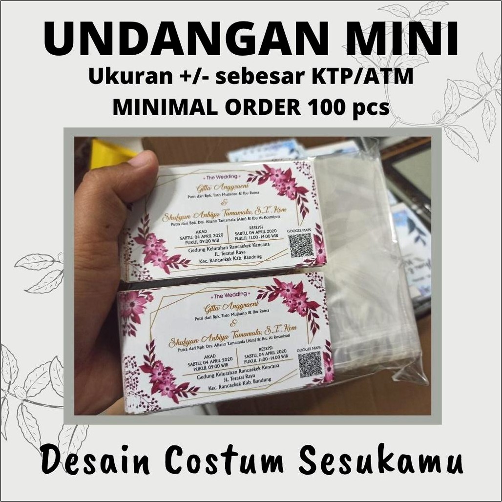 Contoh Undangan Pernikahan Surat