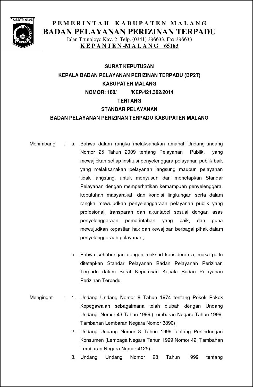 P2t Jawa Timur Contoh Surat Permohonan Wiup