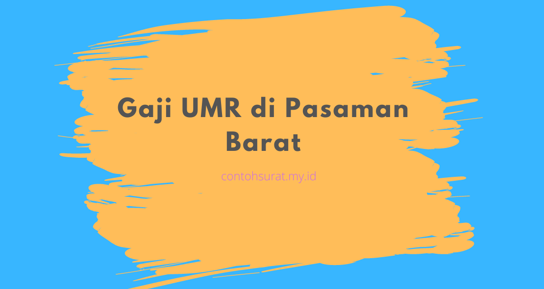 Gaji UMR di Pasaman Barat