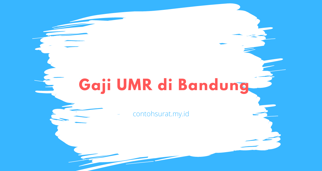Gaji UMR di Bandung
