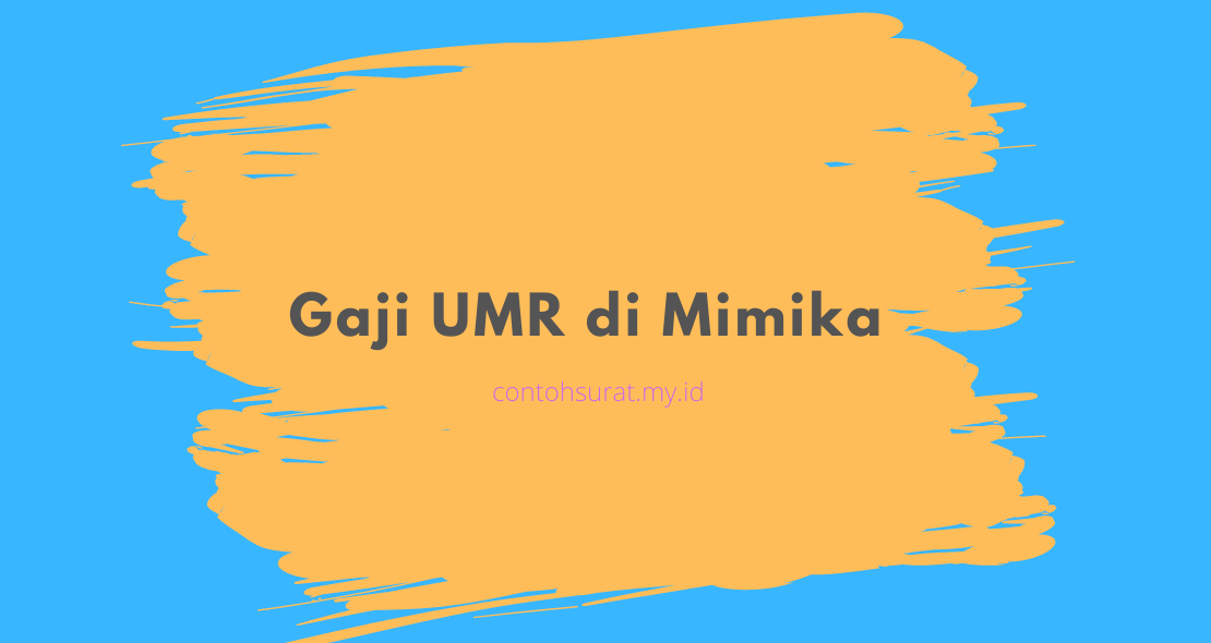 Gaji UMR di Mimika