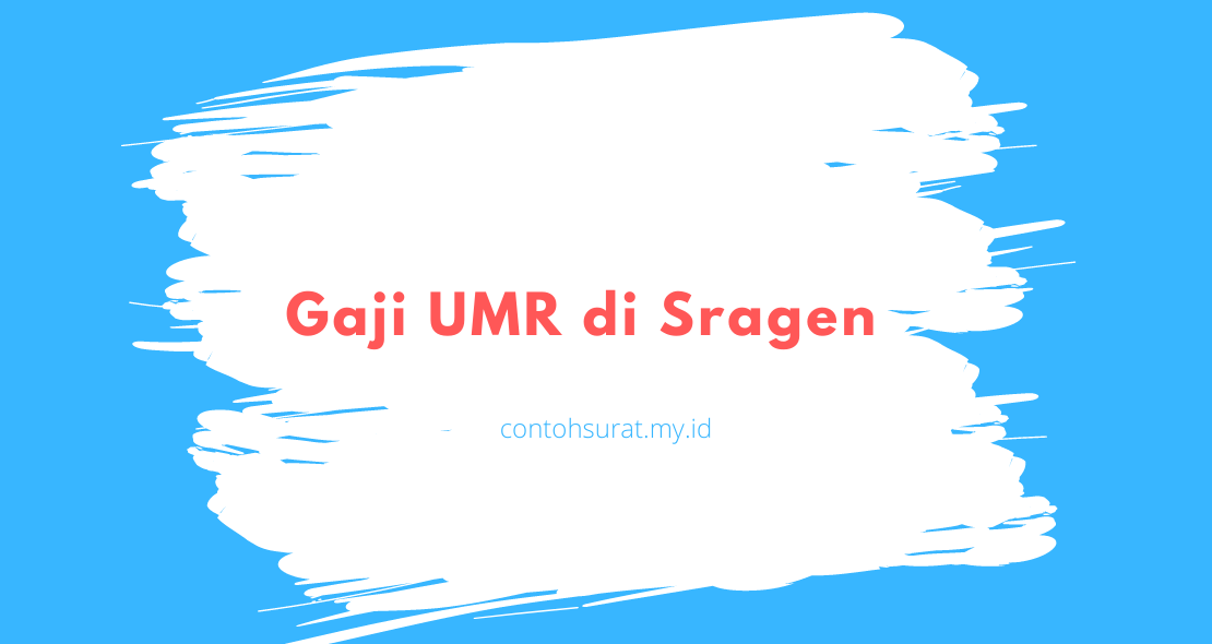 Gaji UMR di Sragen