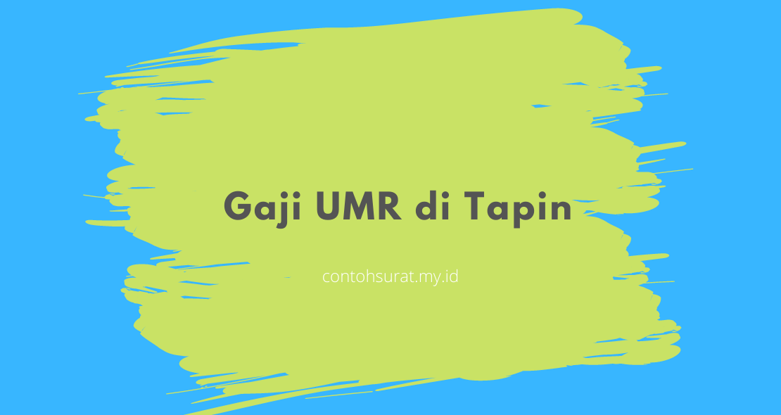 Gaji UMR di Tapin