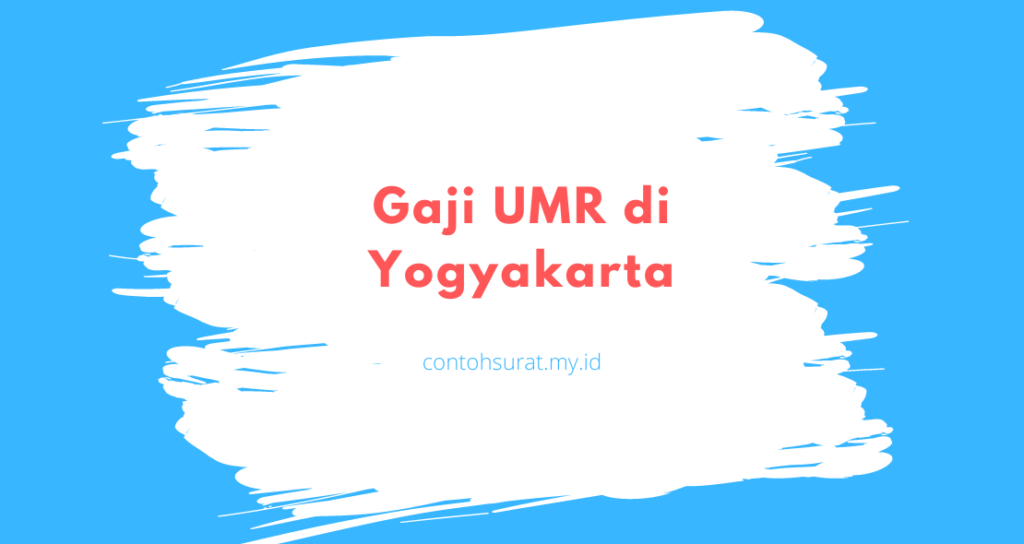 Gaji UMR di Yogyakarta