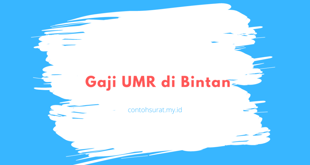 Gaji UMR di Bintan
